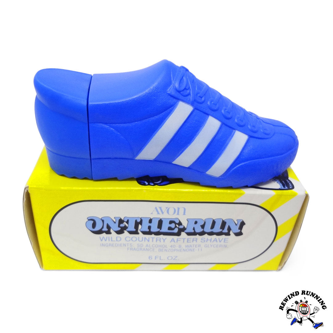 Avon 'On the Run' adidas Inspired Vintage 1970s Plastic Sneaker Running Shoe and Box