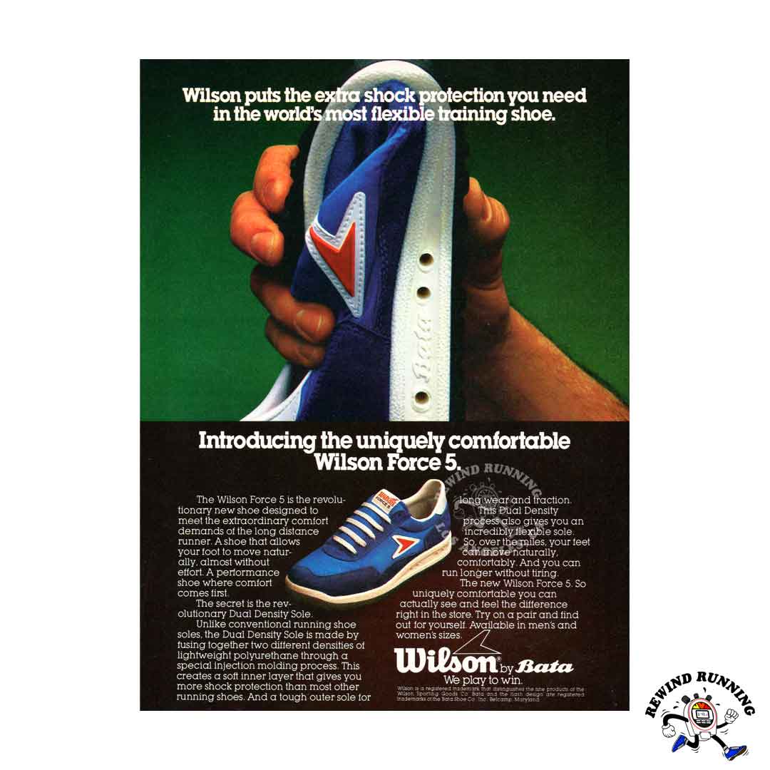 Bata Wilson 1979 Force Five vintage sneaker print ad