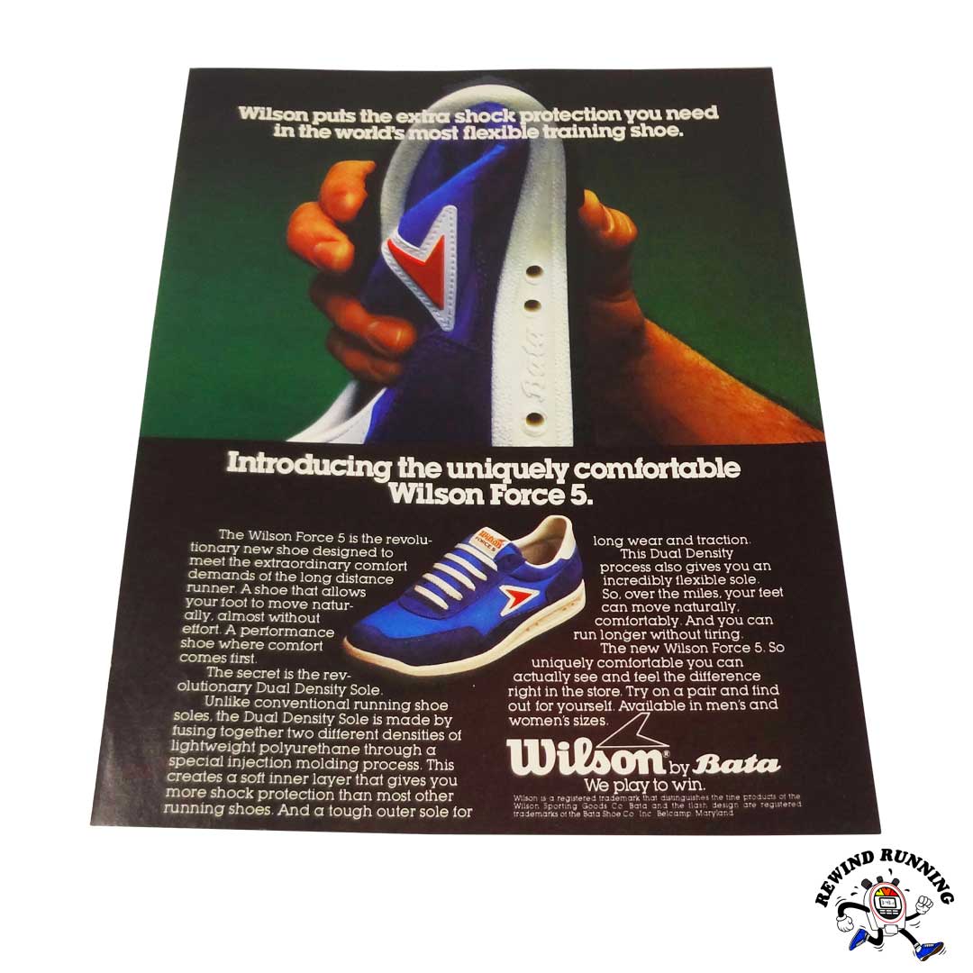 Bata Wilson 1979 Force Five vintage sneaker print ad