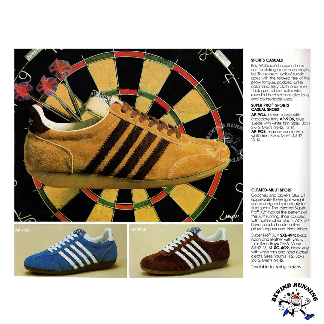 Bob Wolf 1979/80 Vintage Brand Sneaker Catalog Inside Page