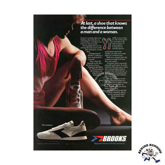 Brooks Contessa 1983 vintage women's sneaker ad