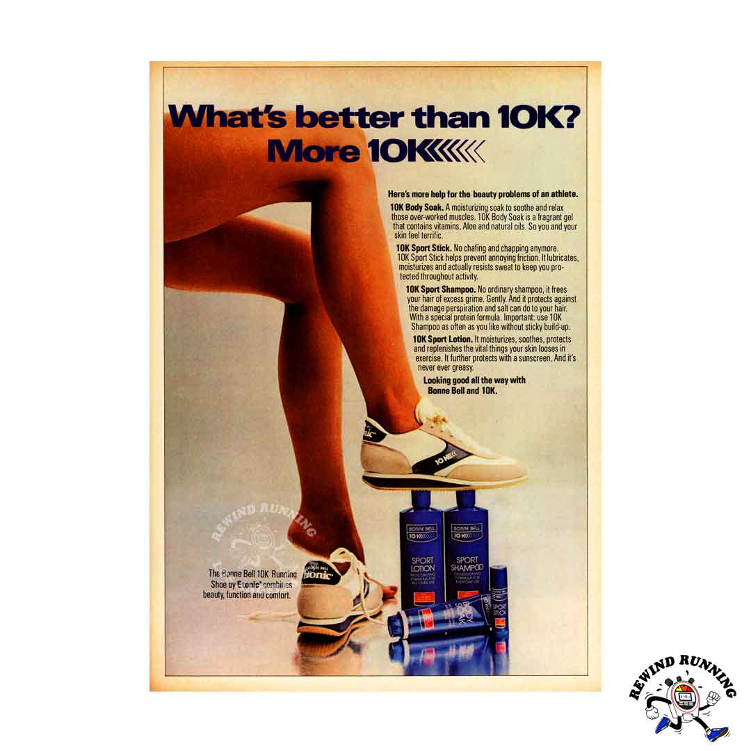 Etonic Bonne Bell 10K running shoes 1980 vintage sneaker ad