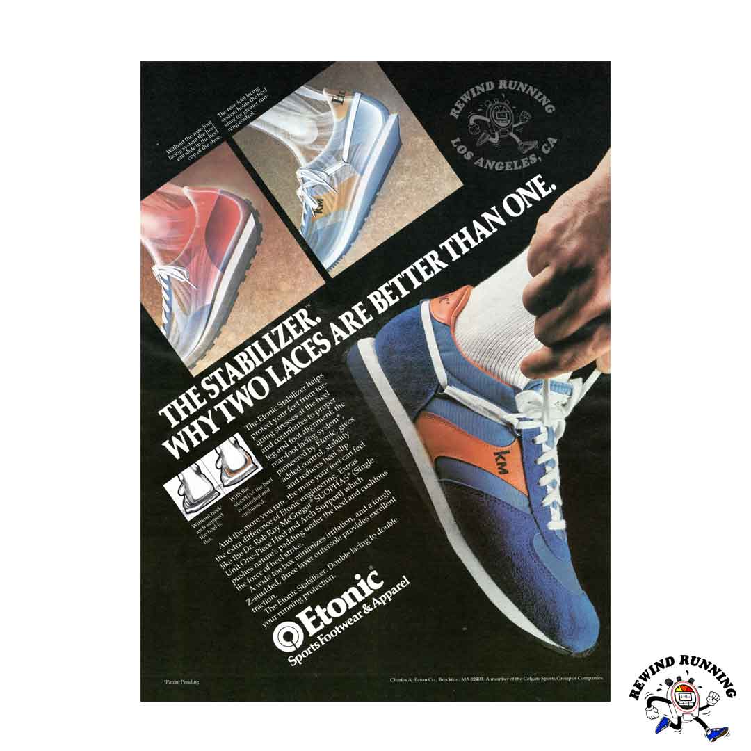 Etonic Stabilizer 1980 vintage sneakers ad
