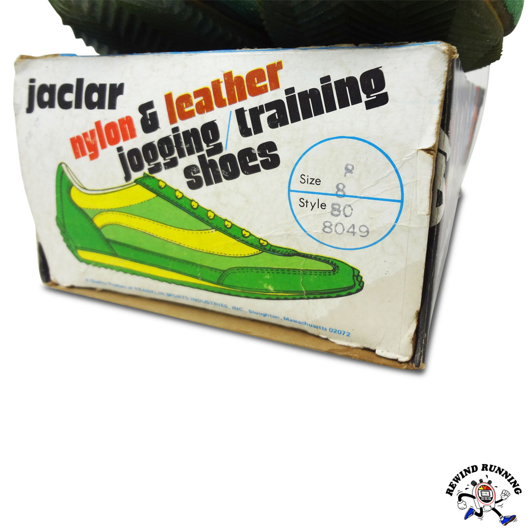 Jaclar by Franklin 8049 Vintage Green and Yellow Running Shoes Sneakers box