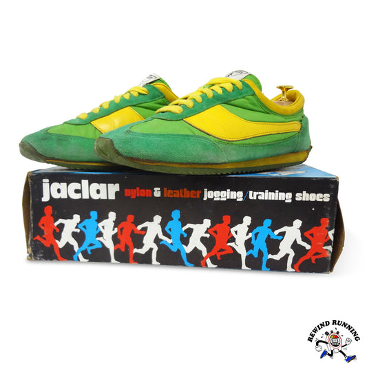 Jaclar by Franklin 8049 Vintage Green and Yellow Running Shoes Sneakers