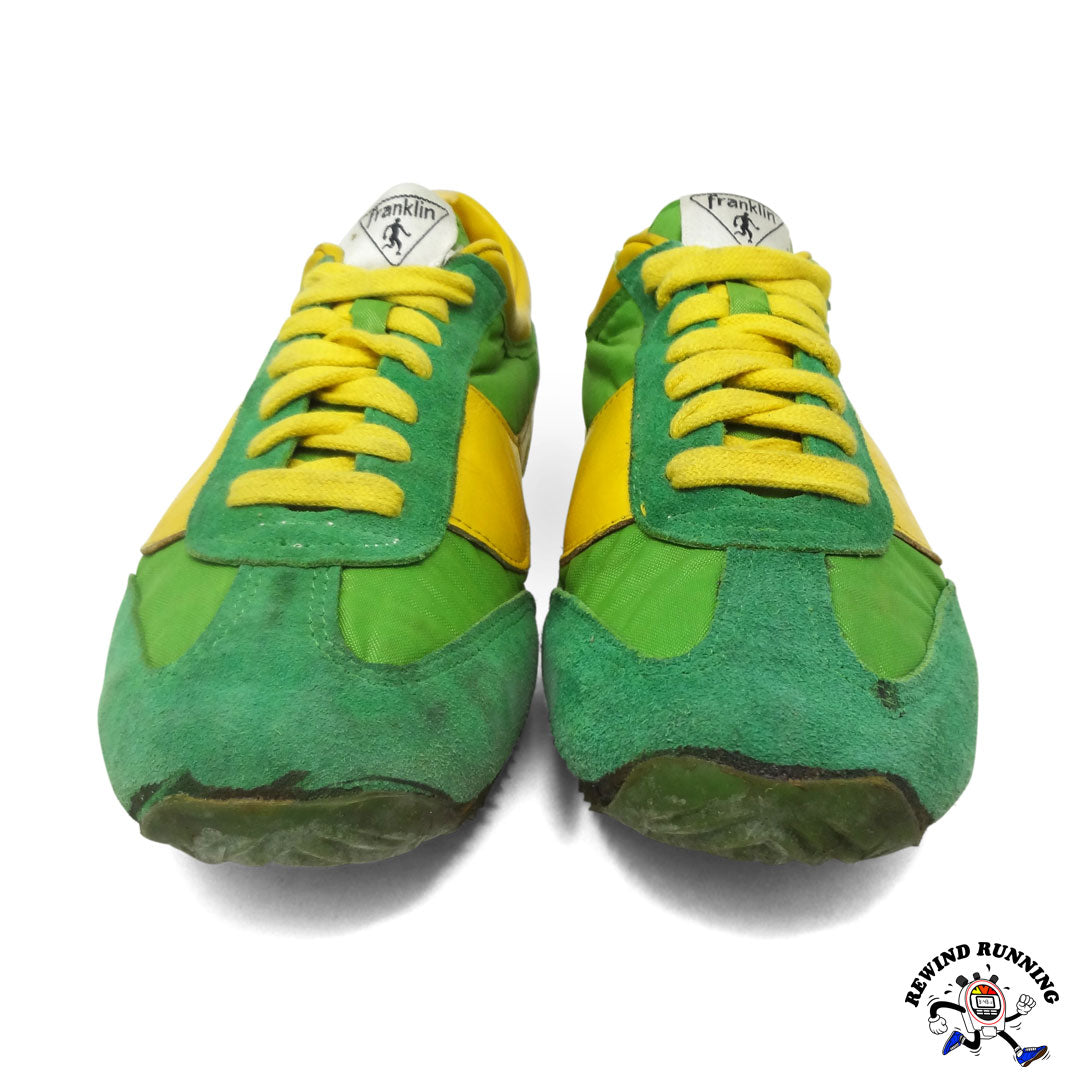 Jaclar by Franklin 8049 Vintage Green and Yellow Running Shoes Sneakers front