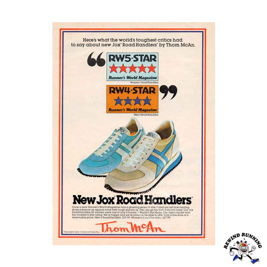 Jox ‘Road Handlers’ 1980 running shoes vintage sneaker ad