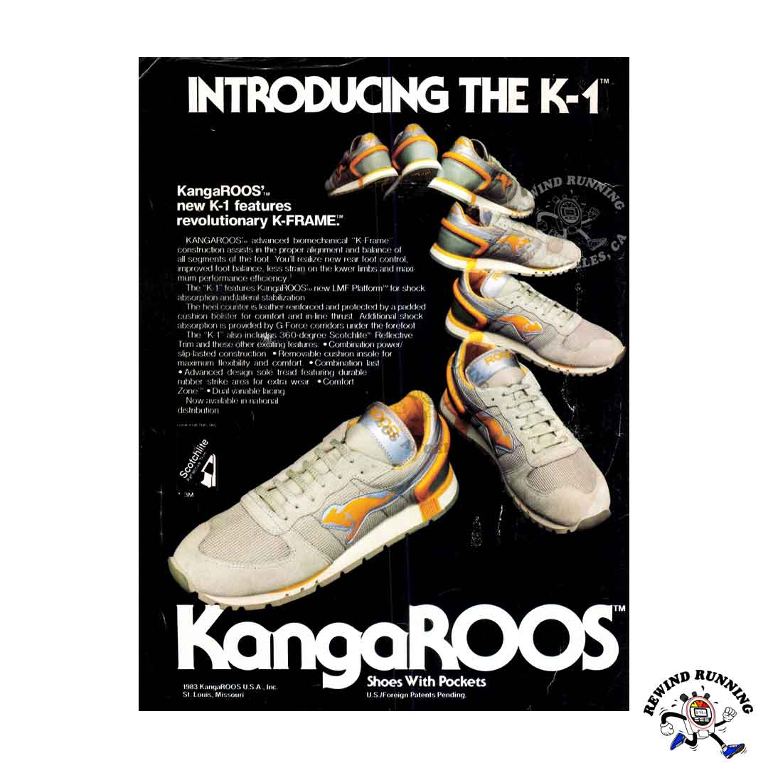 KangaROOS K-1 1983 vintage sneaker ad