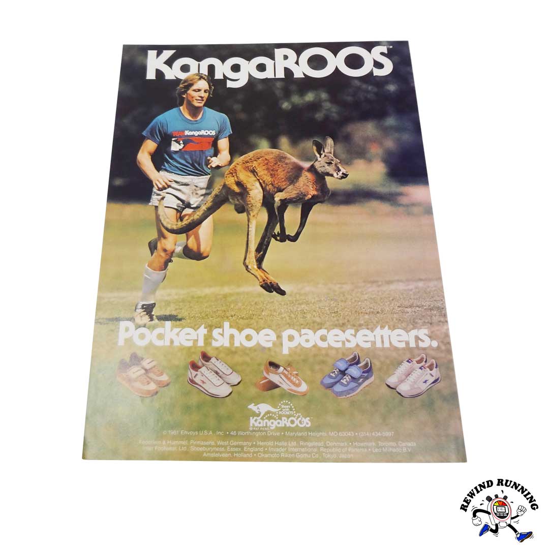KangaROOS pacesetters 1981 vintage sneakers ad photo