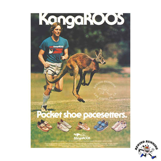 KangaROOS pacesetters 1981 vintage sneakers ad