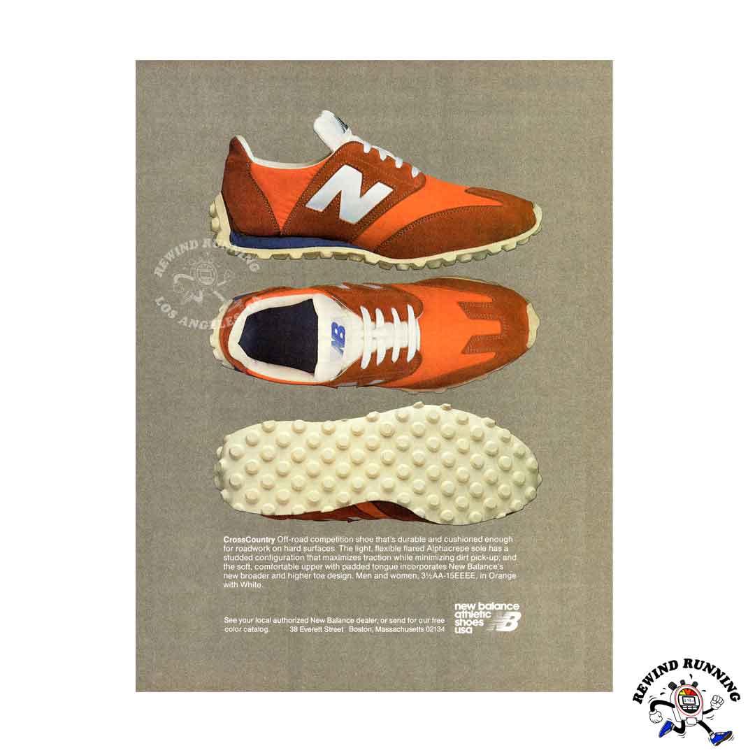 New Balance CrossCountry trainer 1978 vintage sneaker ad