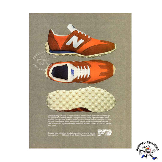 New Balance CrossCountry trainer 1978 vintage sneaker ad