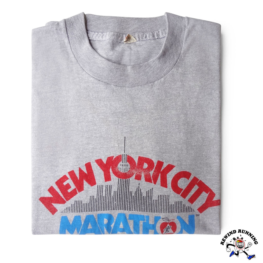 New York City NYC Marathon 1982 NYRRC Rare Vintage T-Shirt