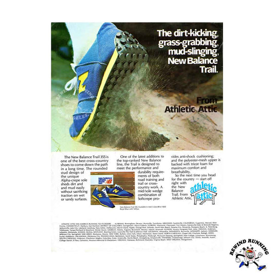 New Balance 355 Athletic Attic 1978 vintage sneaker ad