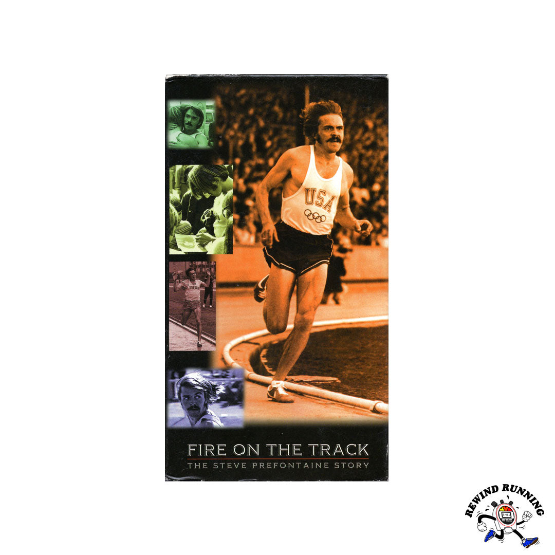 Nike "Fire On The Track: The Steve Prefontaine Story" Vintage VHS cover