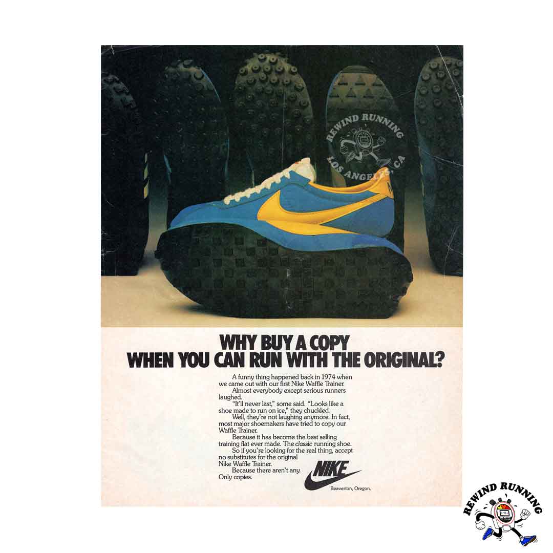 Nike Waffle Trainer 1979 vintage sneaker ad