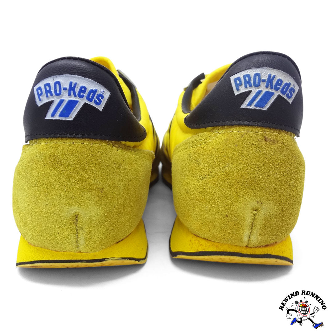 vanter fattigdom Thriller Pro-Keds Vintage 70s 80s Black and Yellow Running Shoes Sneakers Men's –  Rewind Running™