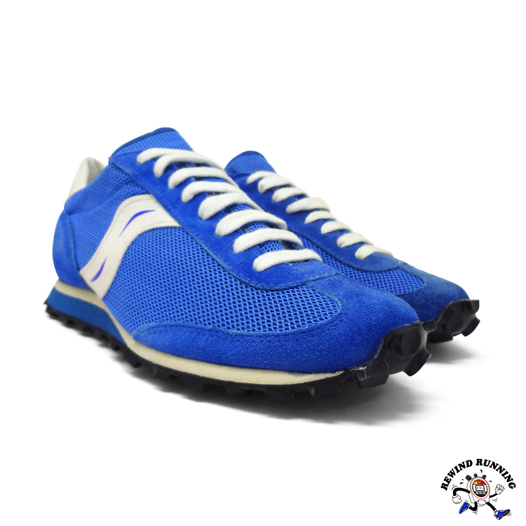 Saucony Gripper 8852 Vintage 70s Blue and White Running Shoes Sneakers low 3-4 image