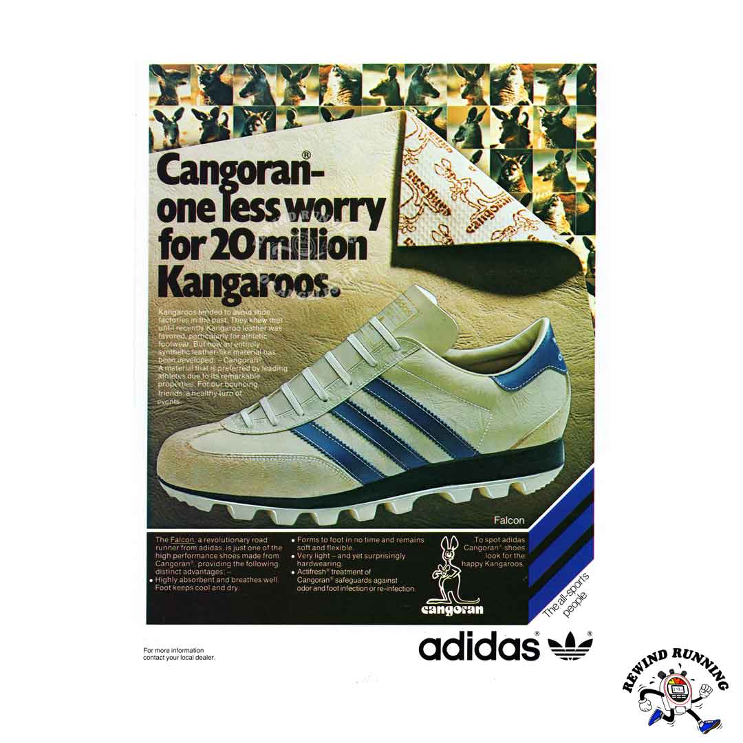 adidas Cangoran 1977 vintage sneaker ad